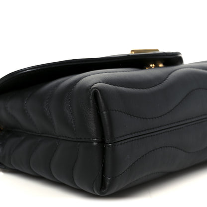 Louis Vuitton Calfskin LV New Wave Chain Bag Black 9 of 11