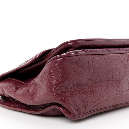 Saint Laurent Crinkled Calfskin Matelasse Monogram Medium Niki Chain Satchel Rouge Legion 10 of 11