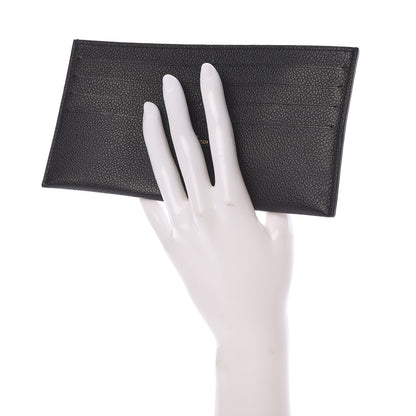 Louis Vuitton Calfskin Felicie Chain Wallet Card Holder Insert Black 2 of 6