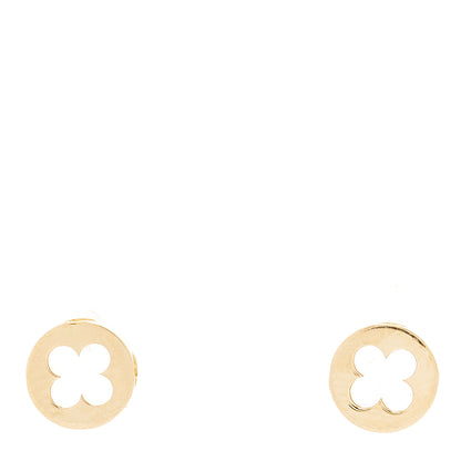 Louis Vuitton 18K Yellow Gold Empreinte Ear Studs Earrings 1 of 5