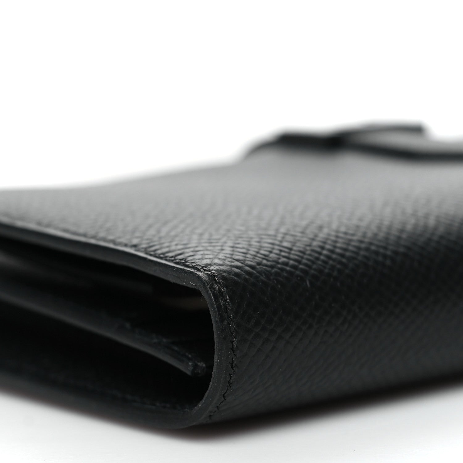 Hermes Epsom Monochrome Bearn Gusset Wallet Black 10 of 12