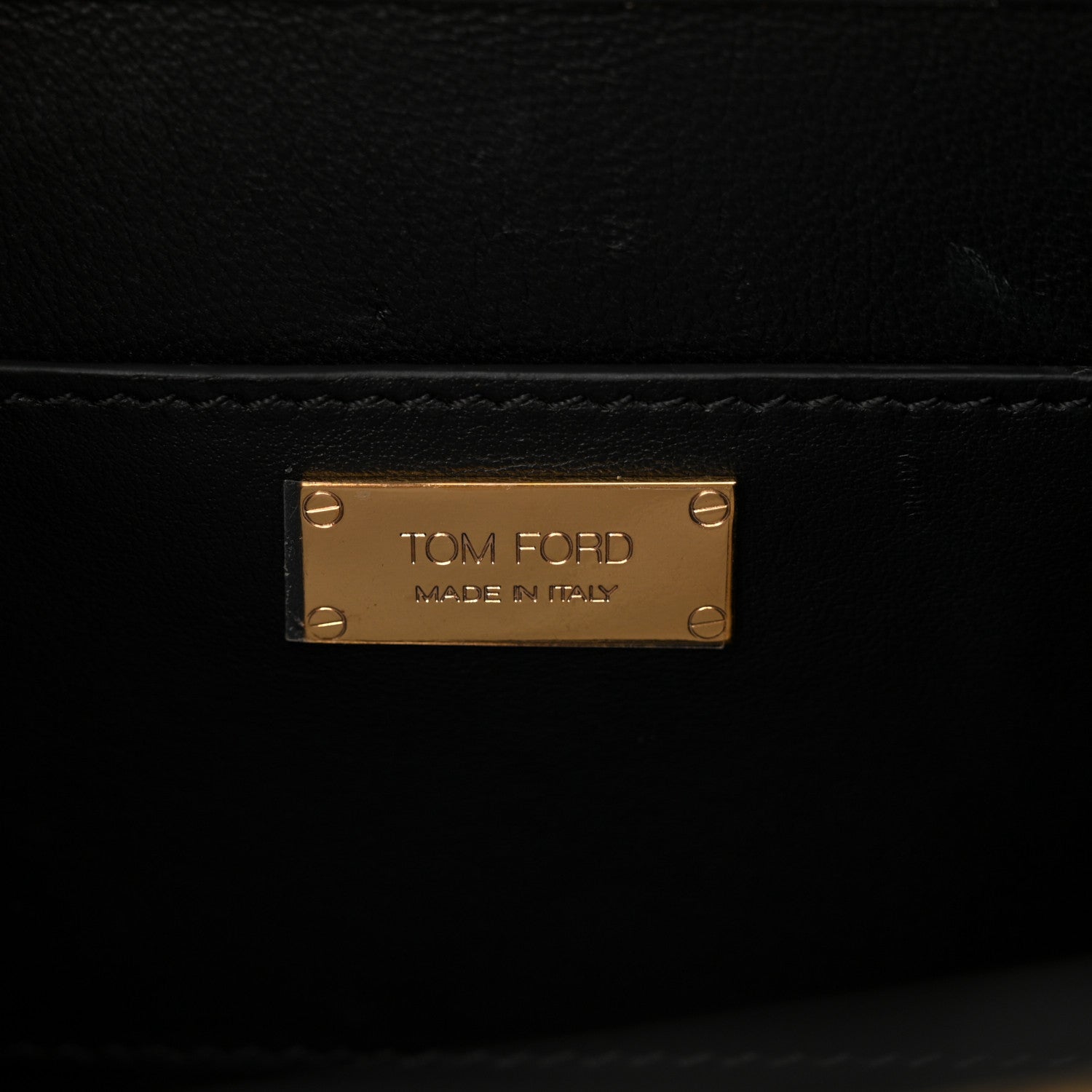 Tom Ford Snakeskin Small Cosmo T Lock Shoulder Bag Gold 6 of 13