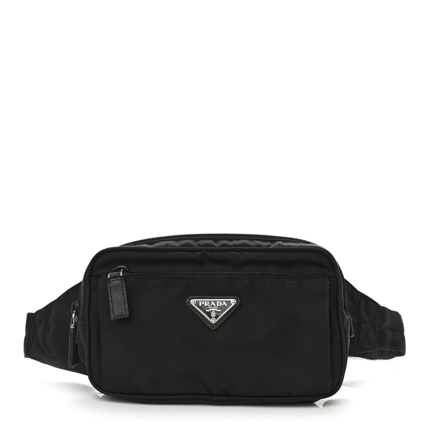 Prada Tessuto Nylon Belt Bag Black 1 of 11