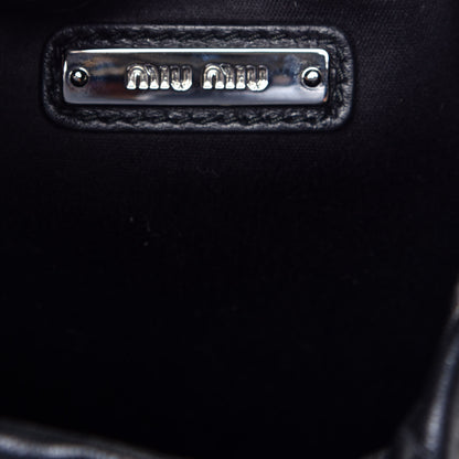 Miu Miu Nappa Studded Bucket Bag in Black 6 of 8