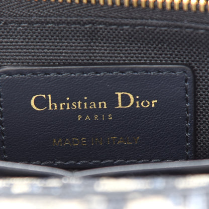 Christian Dior Oblique Montaigne 2-In-1 Pouch Blue 6 of 8