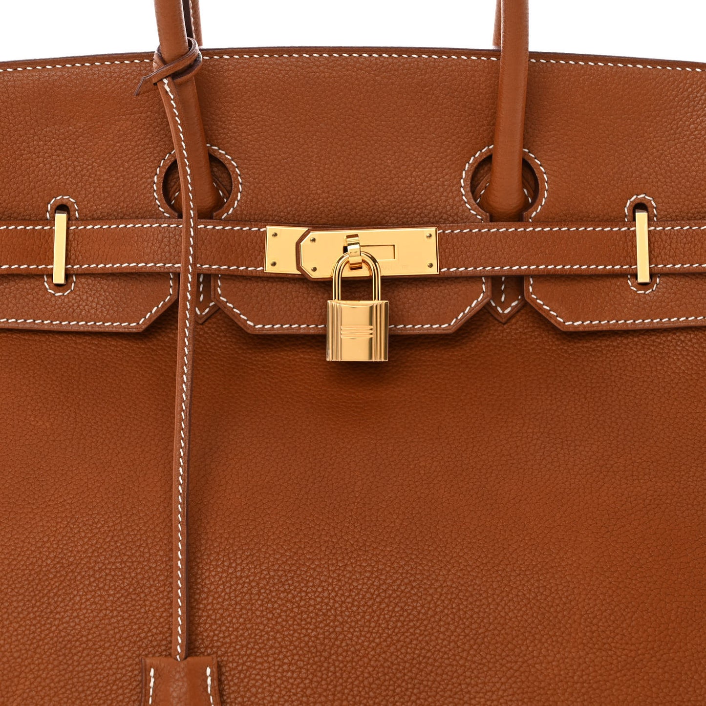 Natural Barenia Faubourg Birkin 35 Fauve