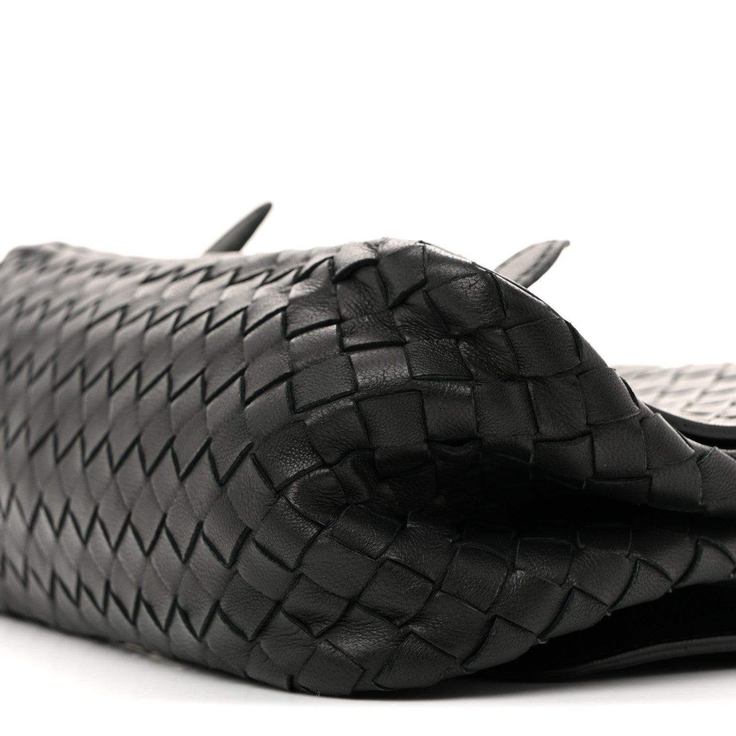 Bottega Veneta Nappa Intrecciato Messenger Bag Ebano 10 of 12