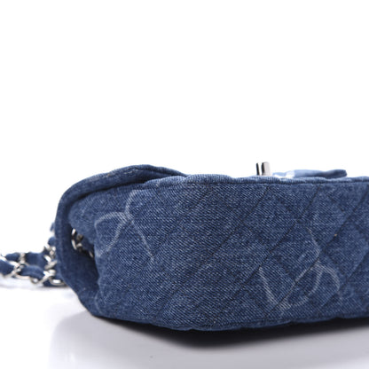 Chanel Denim CC Quilted Mini Square Flap Blue 6 of 10