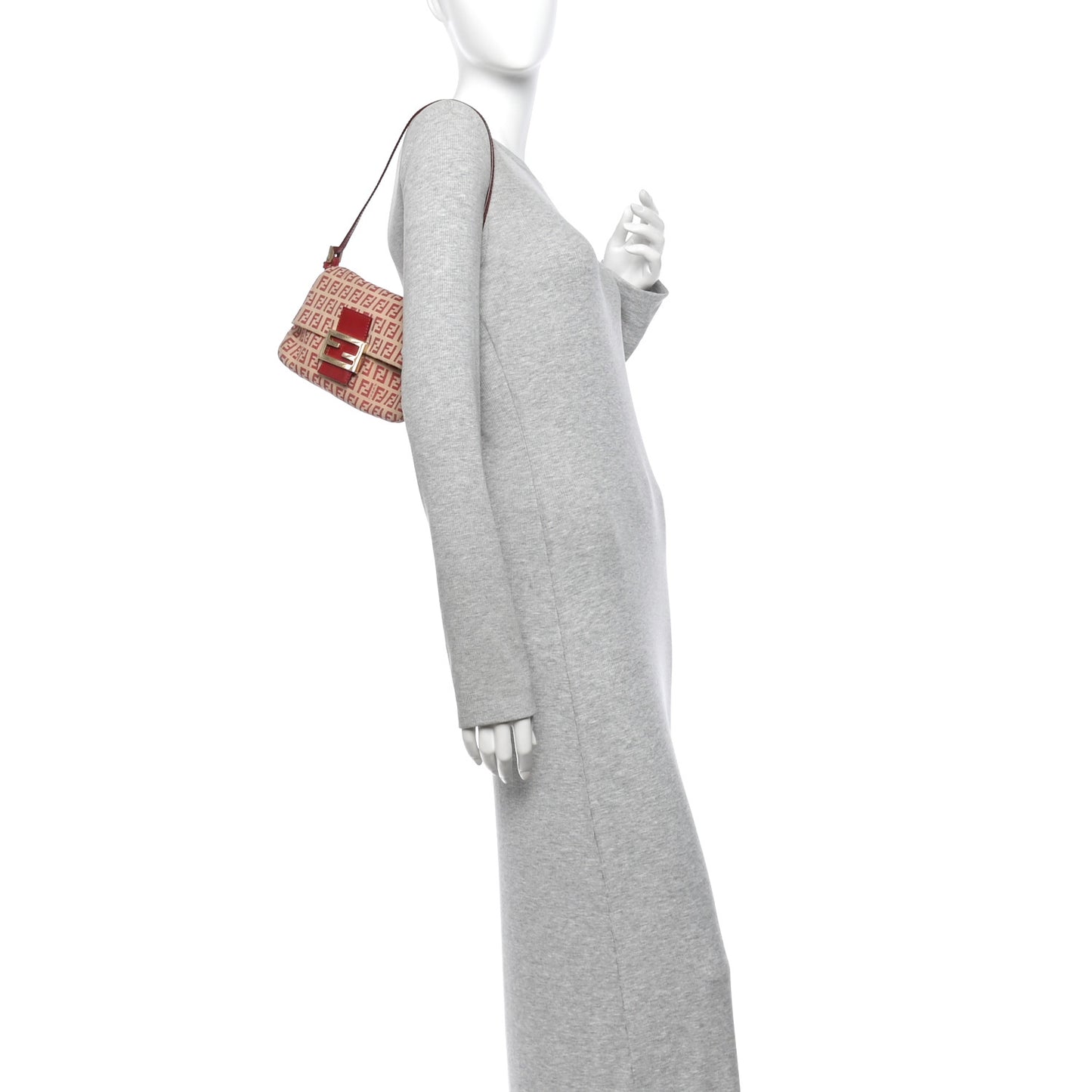 Zucchino Vitello Mini Mama Baguette Beige Rosso