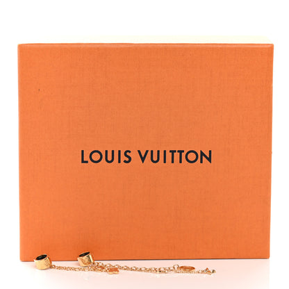 Louis Vuitton Nanogram Earphone Earrings Gold 4 of 4