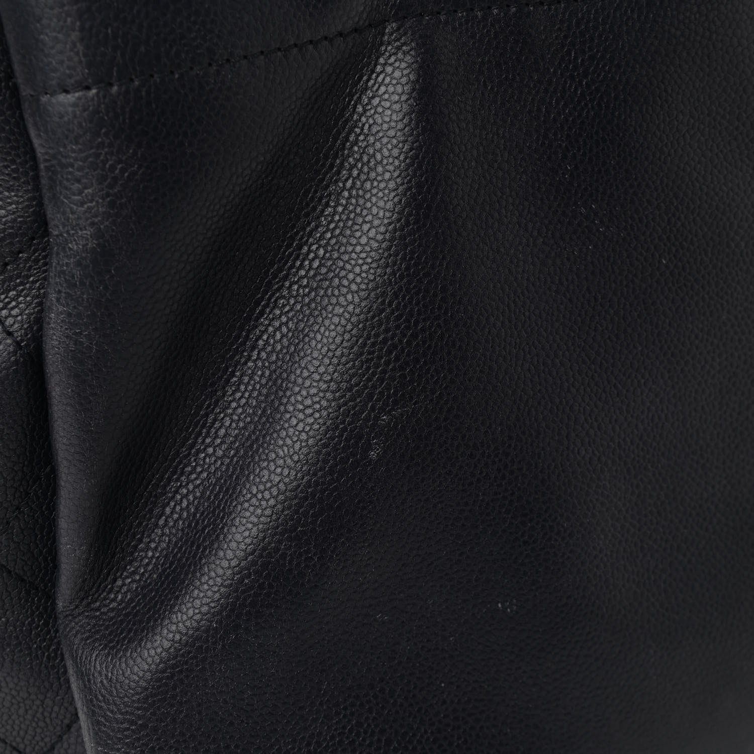 Chanel Caviar Executive Cerf Shopper Tote Navy 12 of 13