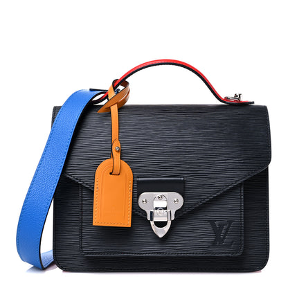 Louis Vuitton Epi Neo Monceau Black Coquelicot Blue Roi Safran 1 of 9