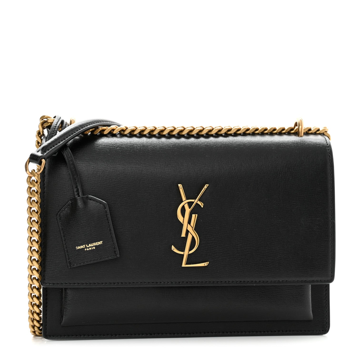 Saint Laurent Calfskin Medium Monogram Sunset Black 1 of 11