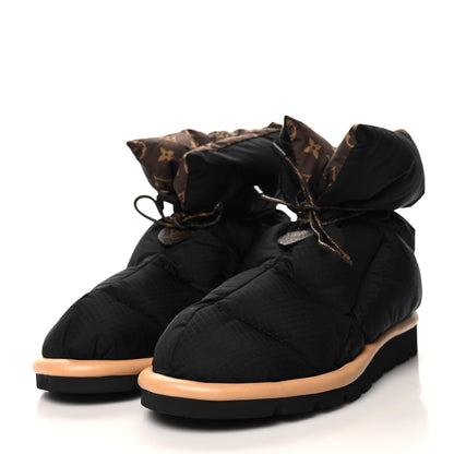 Louis Vuitton Nylon Monogram Pillow Comfort Ankle Boot 39 Black 3 of 9