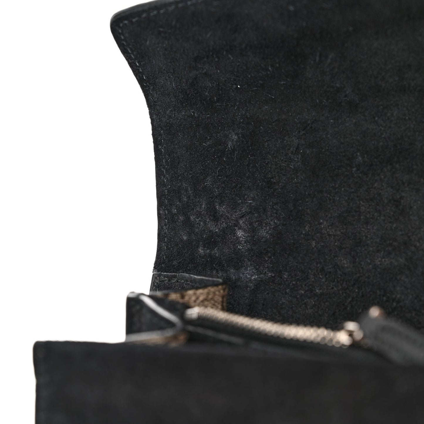 GG Supreme Monogram Crystal Small Dionysus Shoulder Bag Black