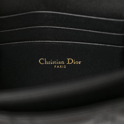 Christian Dior Lambskin Lady Dior Top Handle Clutch Black 6 of 11