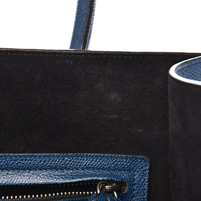 Celine Grained Calfskin Medium Phantom Luggage Deepsea 8 of 13
