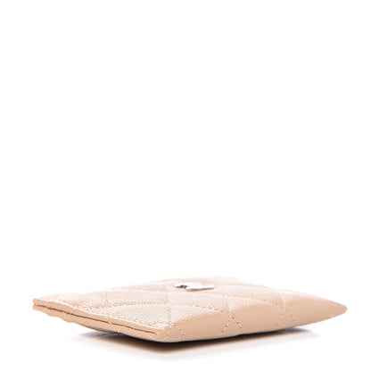 Chanel Caviar Quilted Card Holder Beige 4 of 9