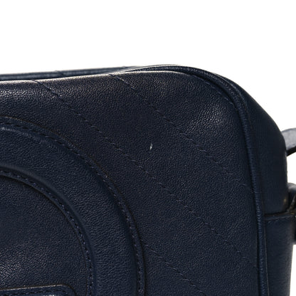 Gucci Sakai Be Green Calfskin Diagonal Stitched Small Blondie Shoulder Bag Blue Agata 12 of 13