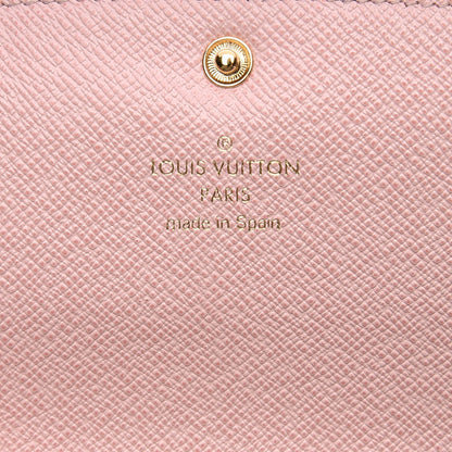 Louis Vuitton Monogram Emilie Wallet Rose Ballerine 6 of 8