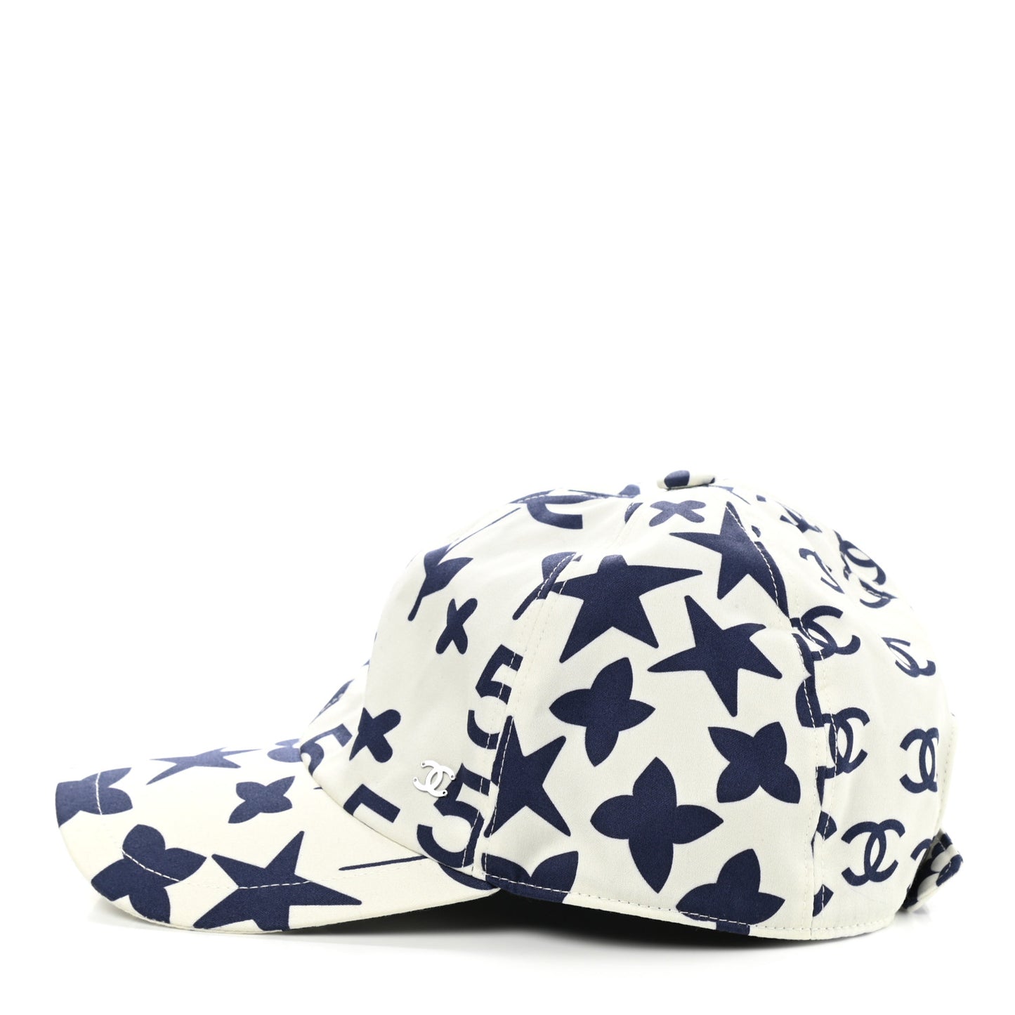 Cotton CC Cap Hat Navy White