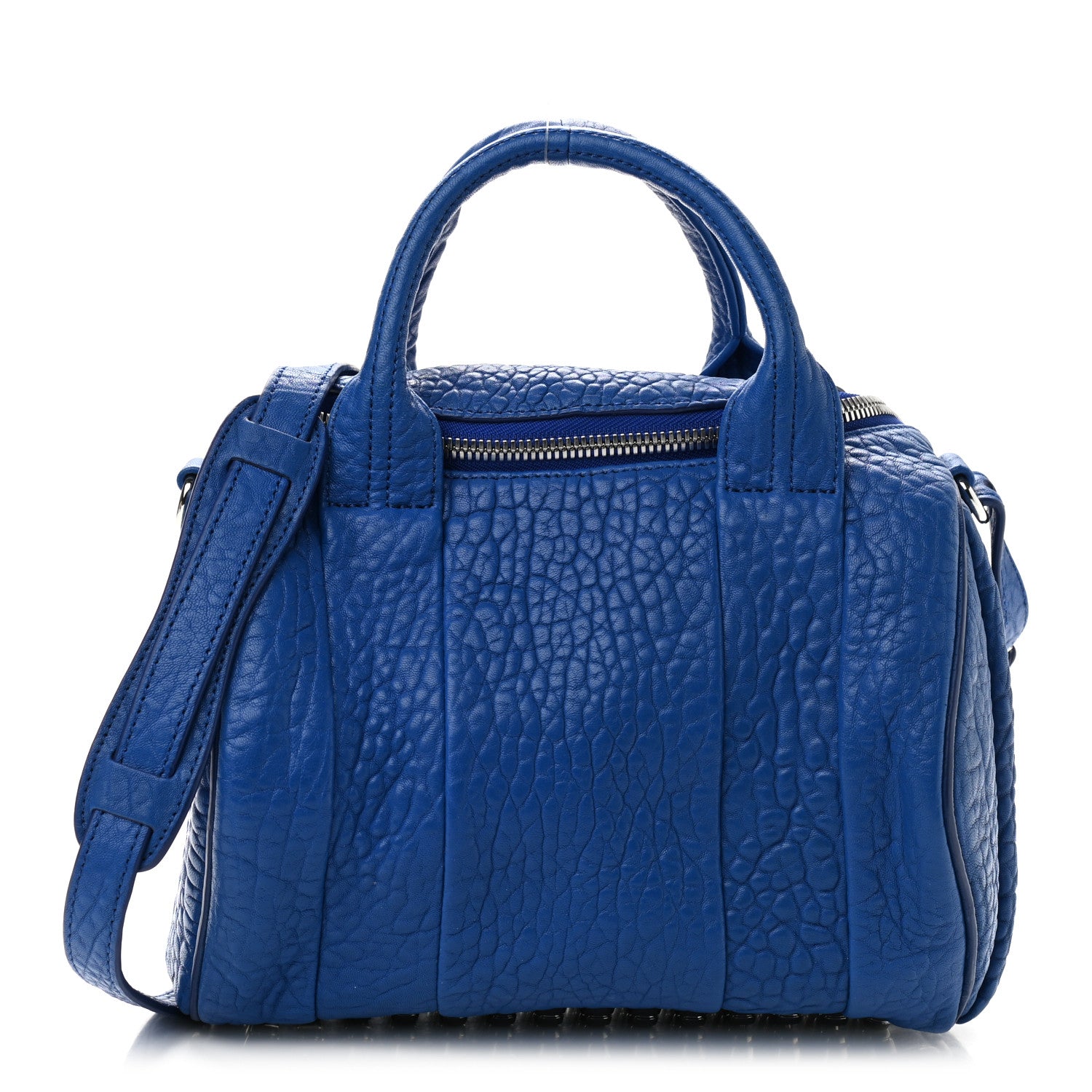 Alexander Wang Pebbled Lambskin Rockie Royal Blue with Rhodium Hardware 1 of 8
