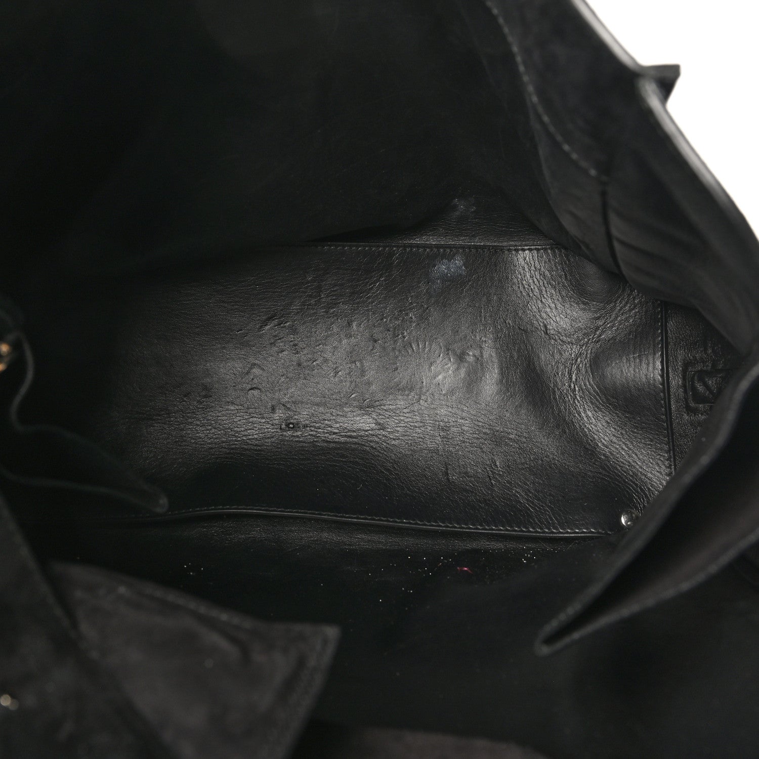 Balenciaga Daim Suede Plate Hardware Papier A6 Zip Around Tote Black 5 of 11