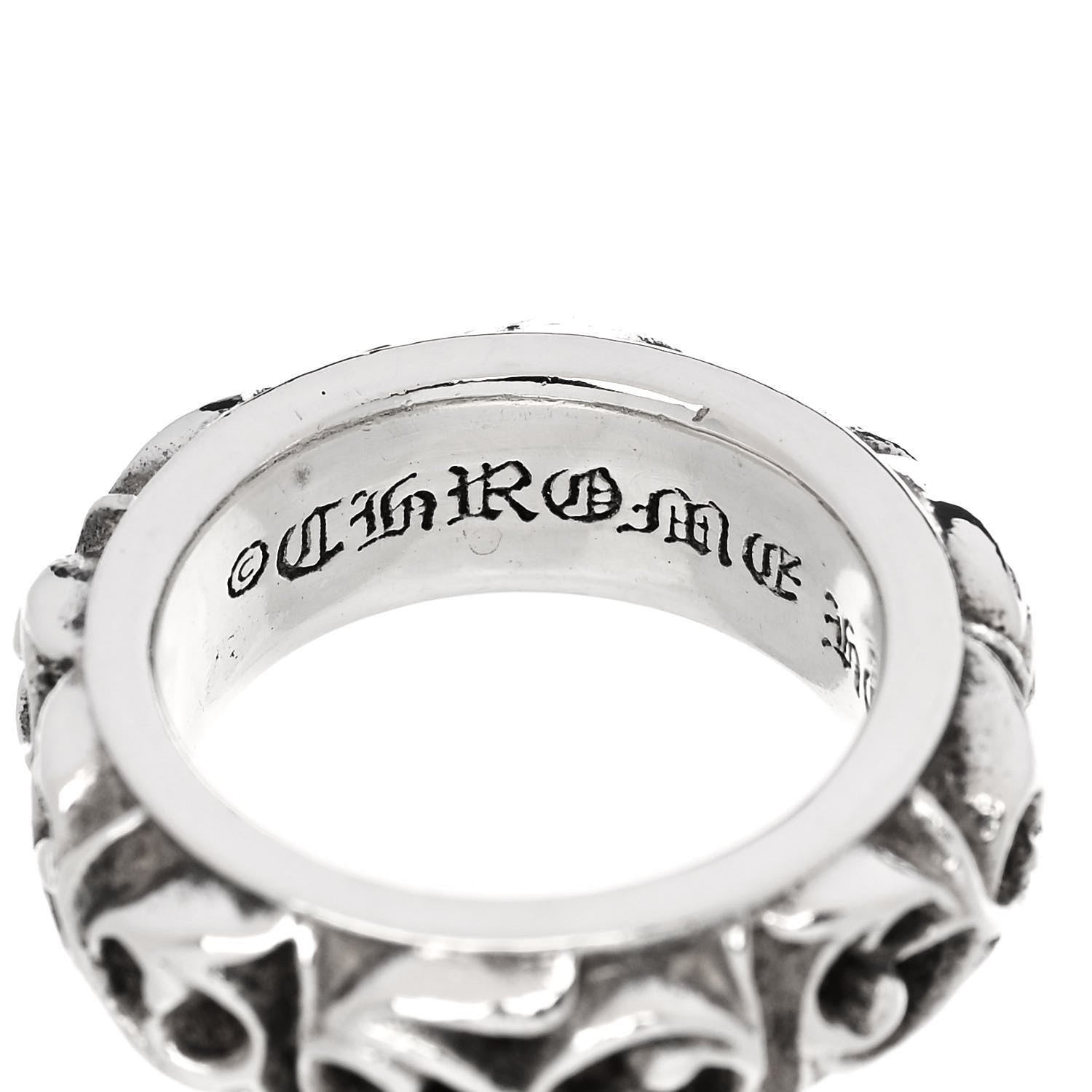 Chrome Hearts Sterling Silver Eternity Vine Band Ring 49 5 4 of 6