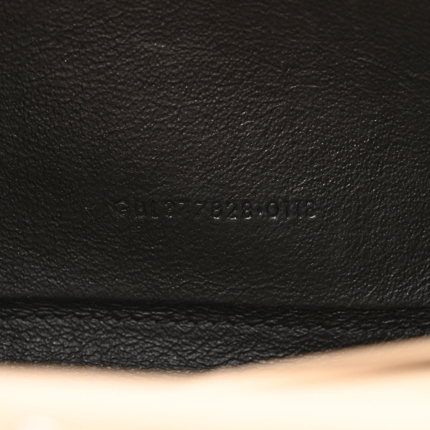 Grain De Poudre Matelasse Chevron Monogram Chain Wallet Nude Powder