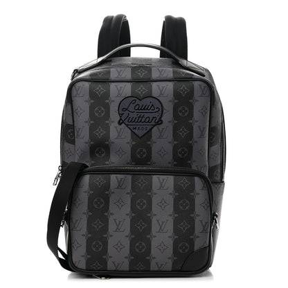 Louis Vuitton X NIGO Monogram Eclipse Stripes LV Heart Modular Utilitary Backpack 1 of 15