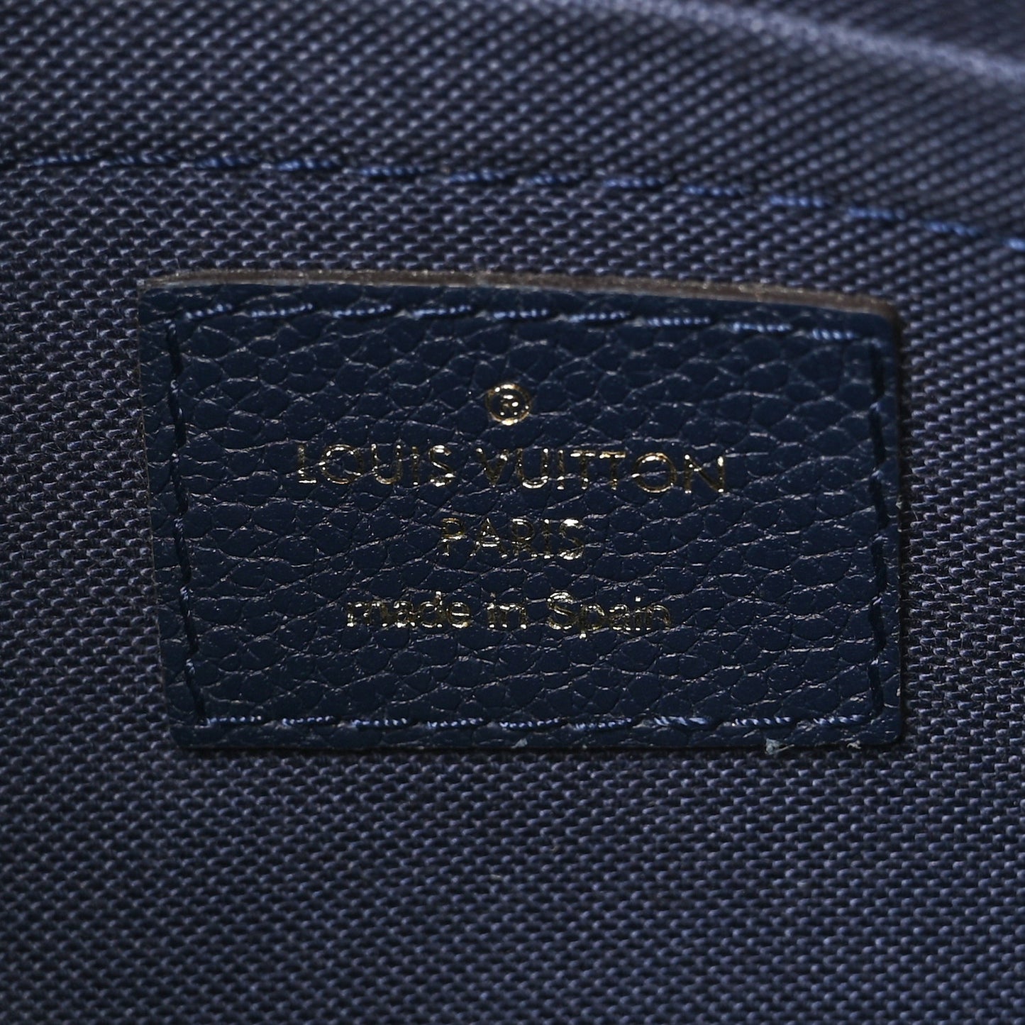Monogram Pallas Clutch Blue Marine