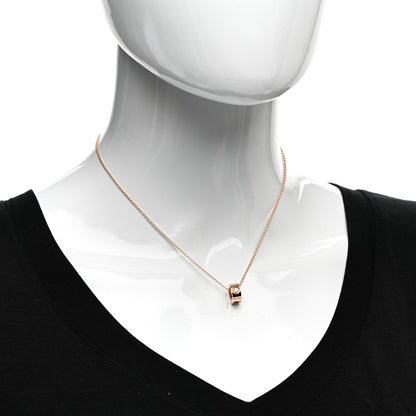 Louis Vuitton 18K Pink Gold Diamond Empreinte Pendant Necklace 2 of 4