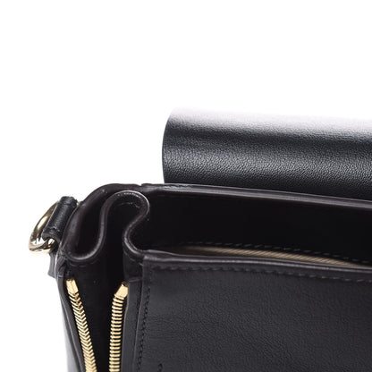 Chloe Suede Calfskin Small Faye Backpack Black 15 of 15