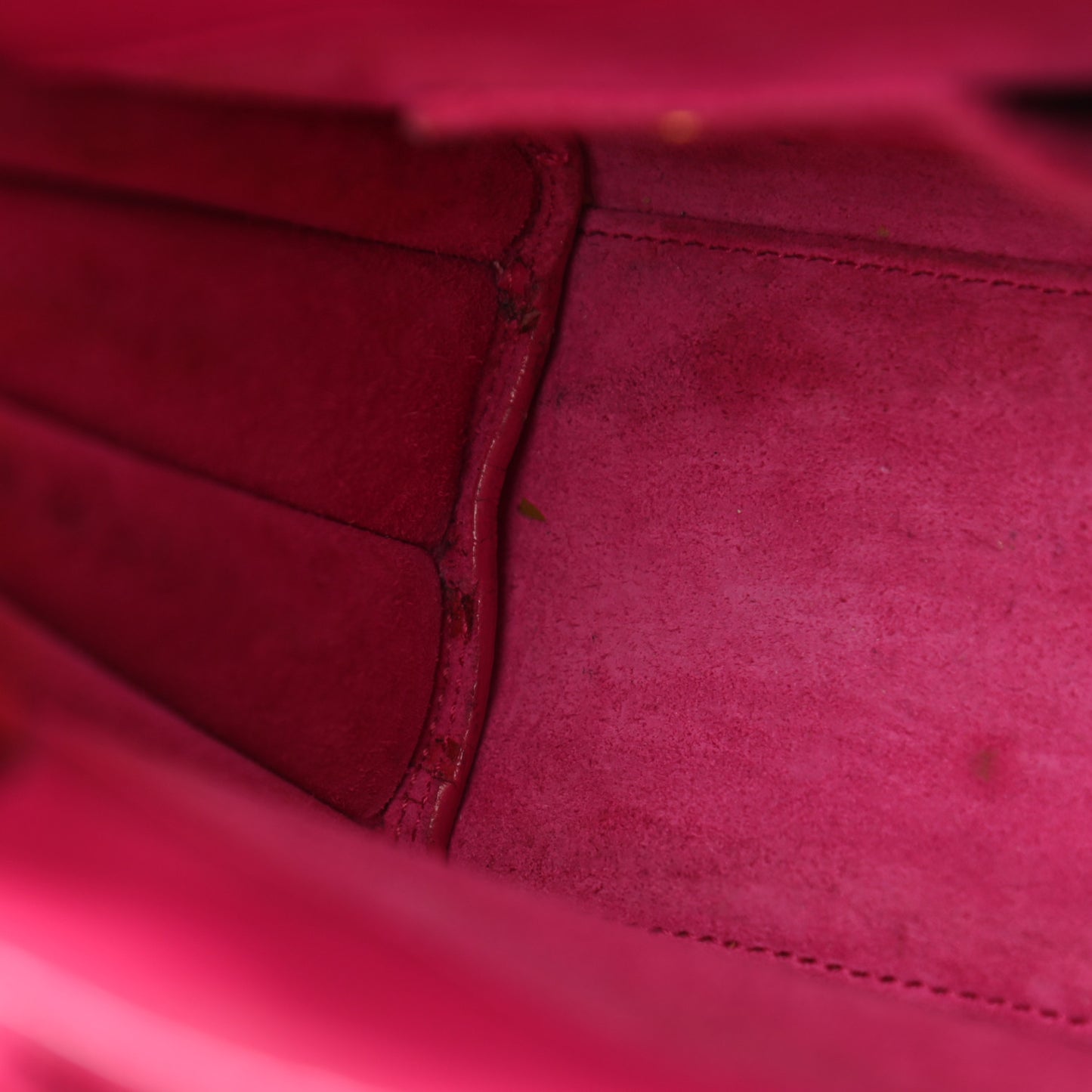 Calfskin Nano Sac De Jour Lipstick Fuchsia