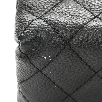 Chanel Grained Calfskin Quilted 2.55 Reissue Flap Belt Bag Clutch Black 12 of 15