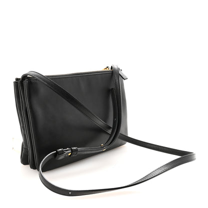 Celine Lambskin Small Trio Crossbody Bag Black 3 of 9