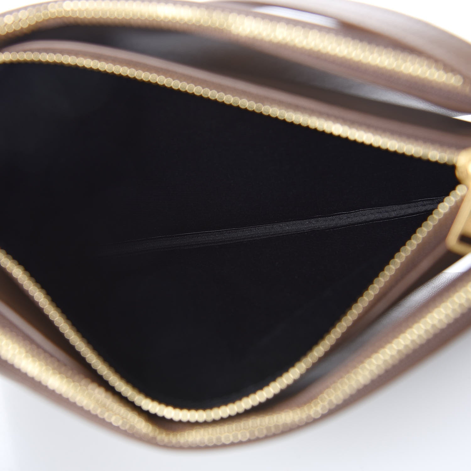 Celine Lambskin Large Trio Crossbody Bag Camel 7 of 11