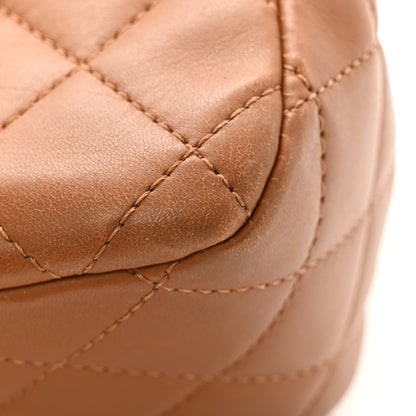 Chanel Lambskin Quilted Elementary Chic Flap Brown 11 of 14