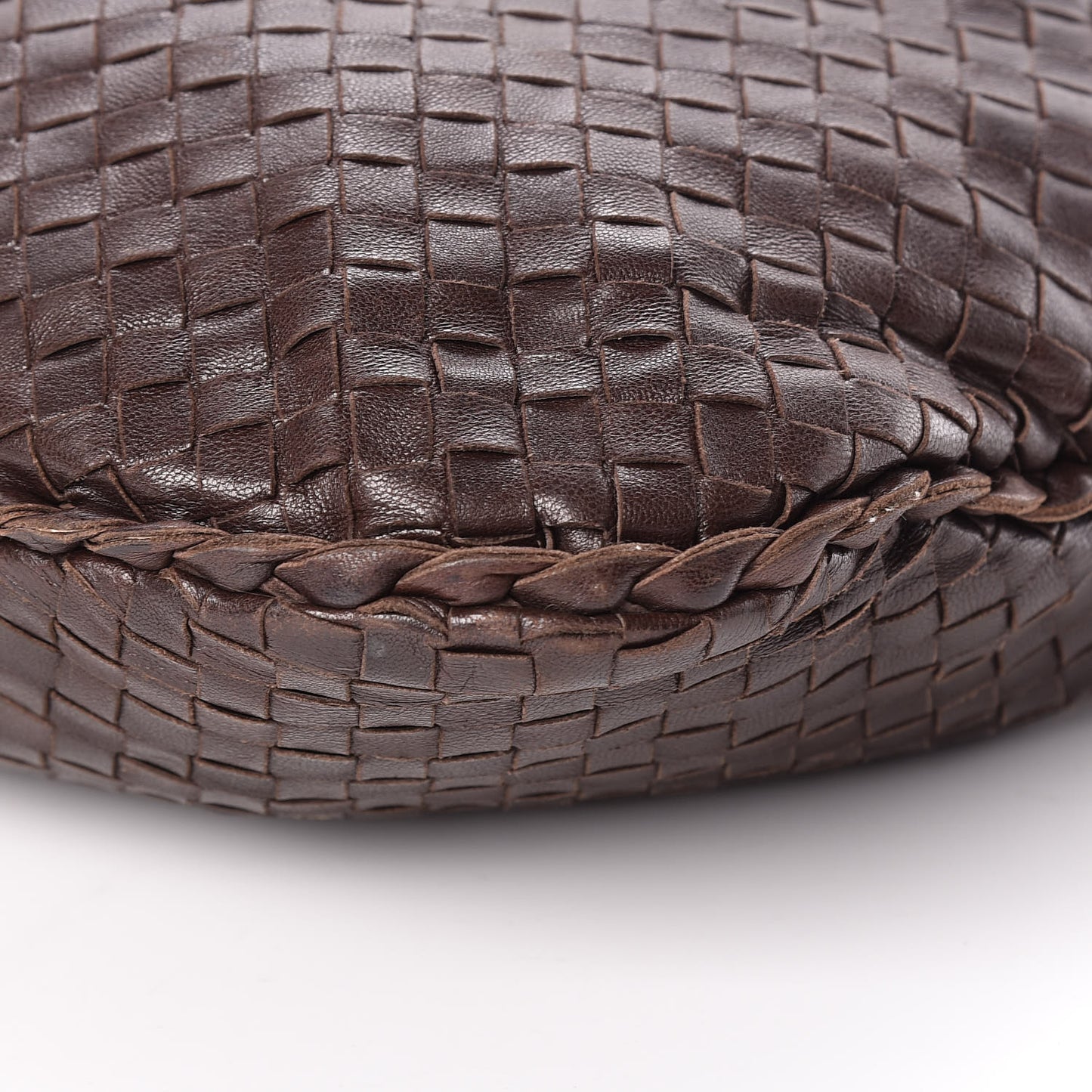 Nappa Intrecciato Medium Veneta Hobo Brown
