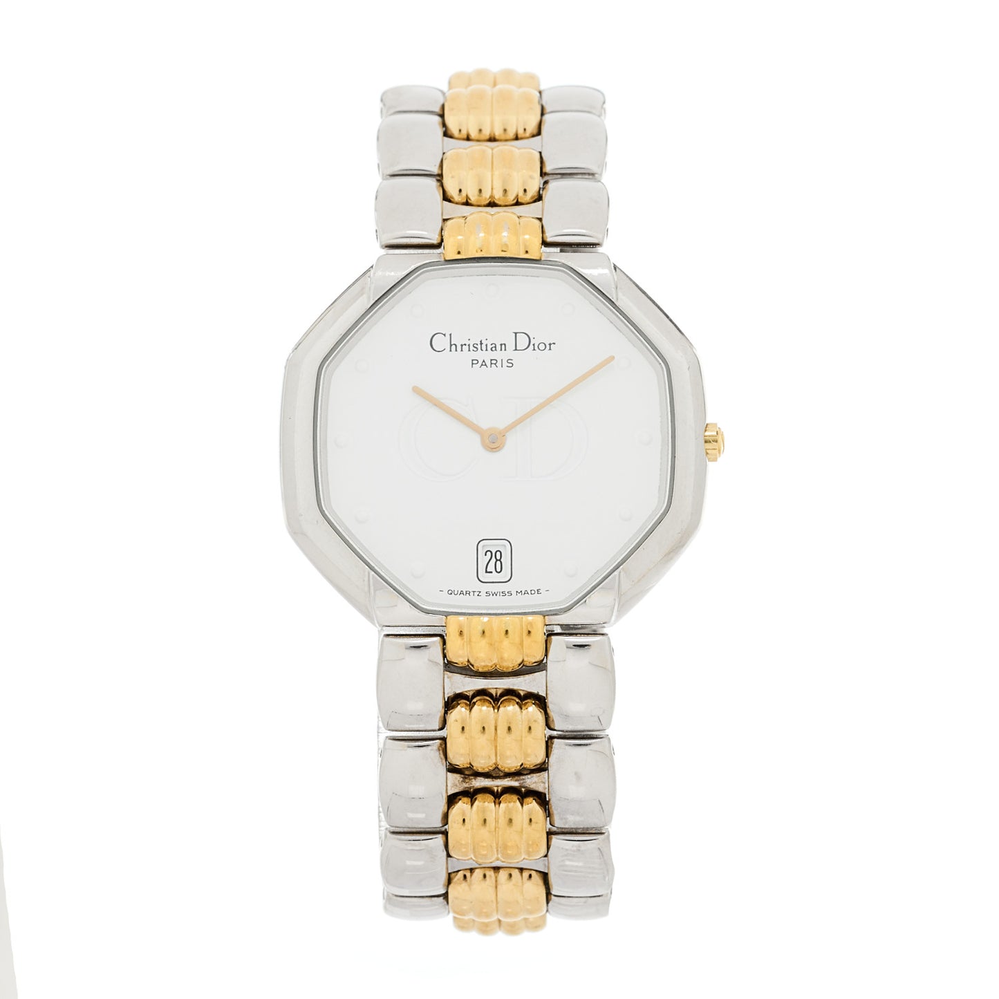Stainless Steel 32mm Octagon Quartz Watch