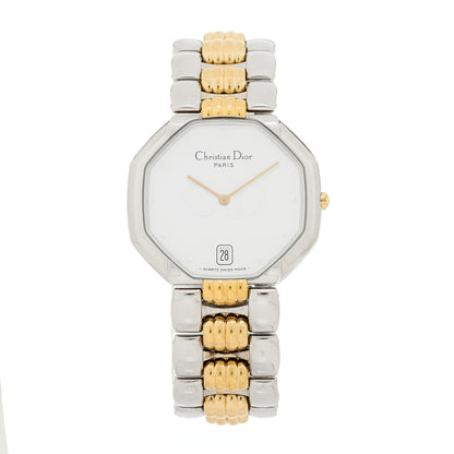Christian Dior Stainless Steel 32mm Octagon Quartz Watch 1 of 4