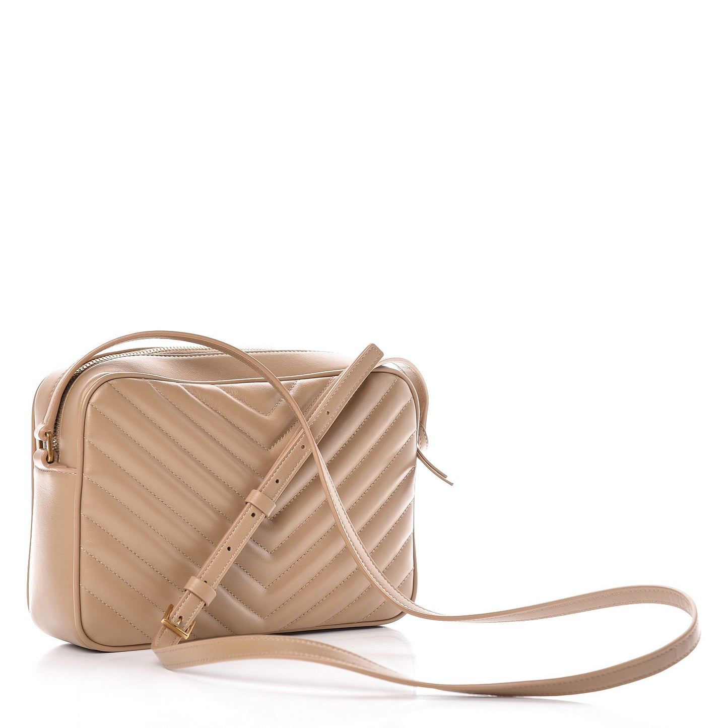 Calfskin Matelasse Monogram Lou Camera Bag Dusty Grey