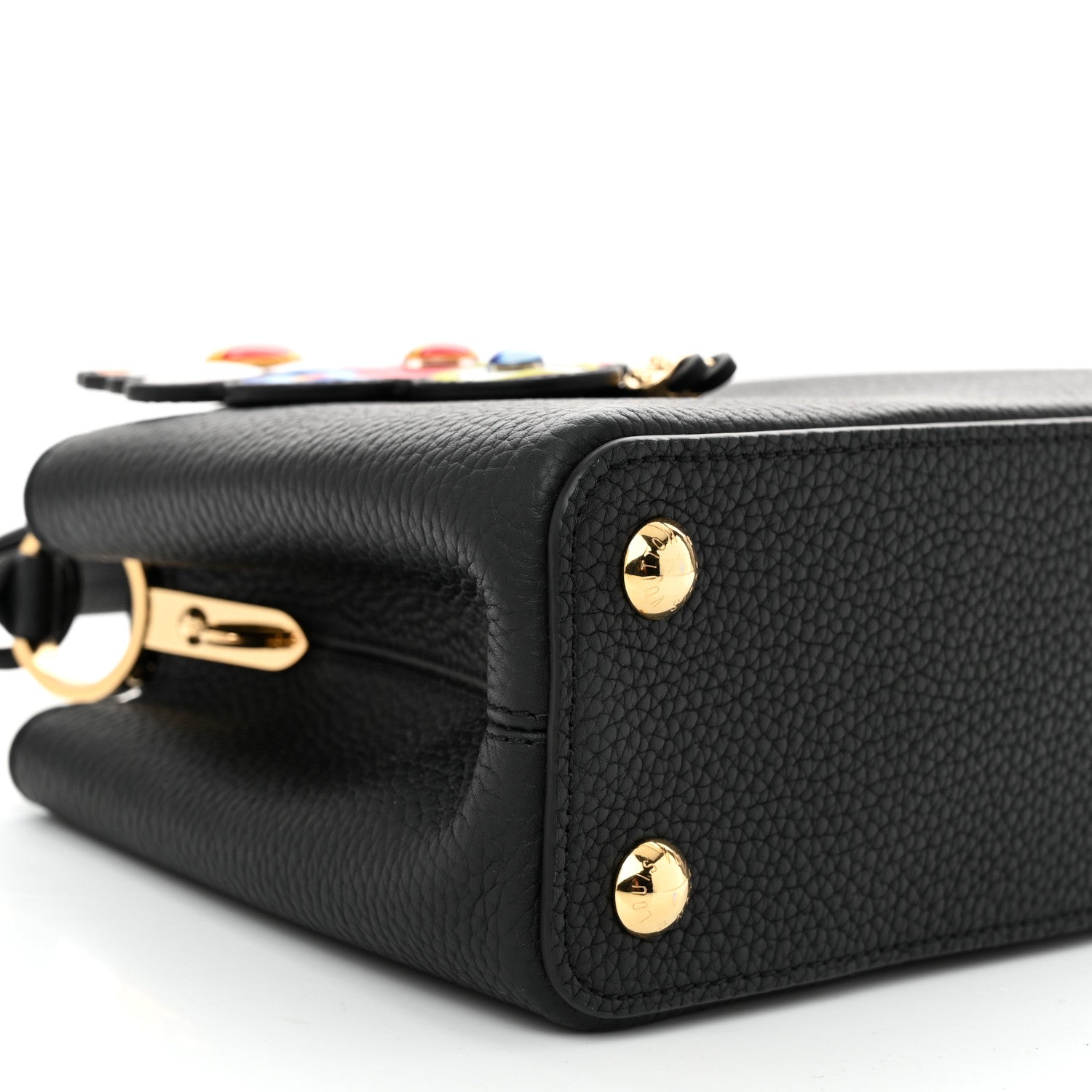 Louis Vuitton LV X TM Taurillon Superflat Capucines BB Black 8 of 10