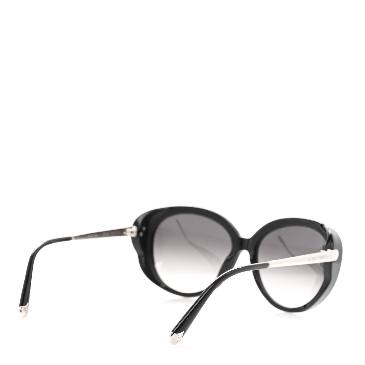 Louis Vuitton Acetate Bluebell Sunglasses Z0693W Black Glitter 4 of 9