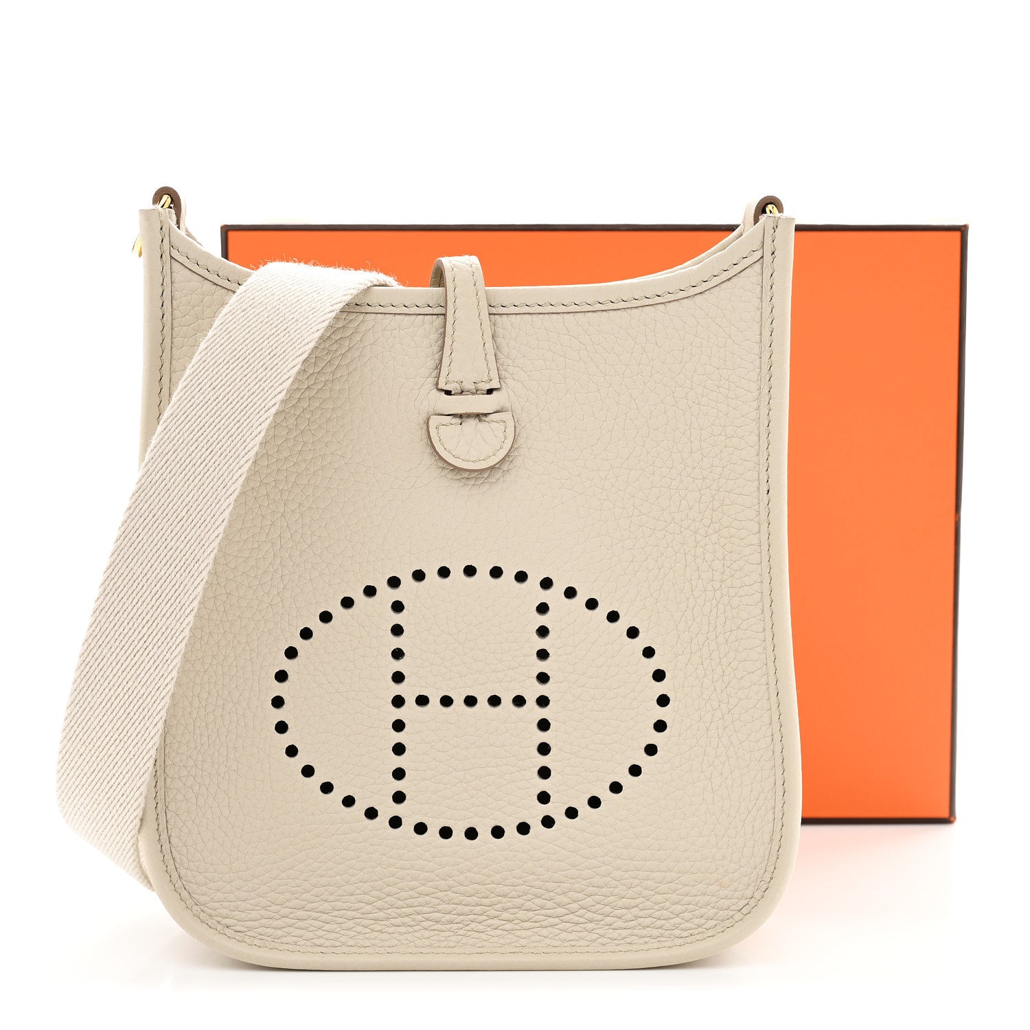 Hermes Taurillon Clemence Amazone Evelyne TPM Beton 11 of 11