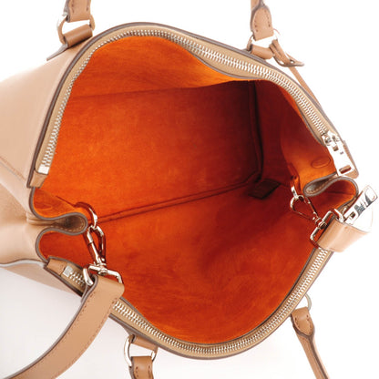 Prada City Calf Large Galleria Double Zip Tote Caramel Papaya 5 of 7