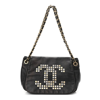 Chanel Grained Calfskin Metal Mosaic Flap Black 1 of 10