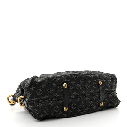Louis Vuitton Denim Neo Cabby MM Black 4 of 14
