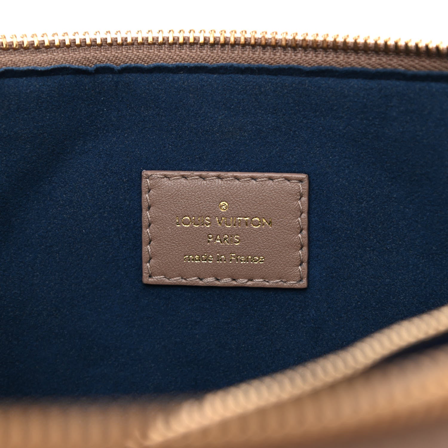 Louis Vuitton Lambskin Embossed Monogram Coussin MM Taupe 7 of 8