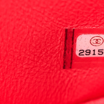 Chanel Caviar Quilted Small Double Flap Red 7 of 10